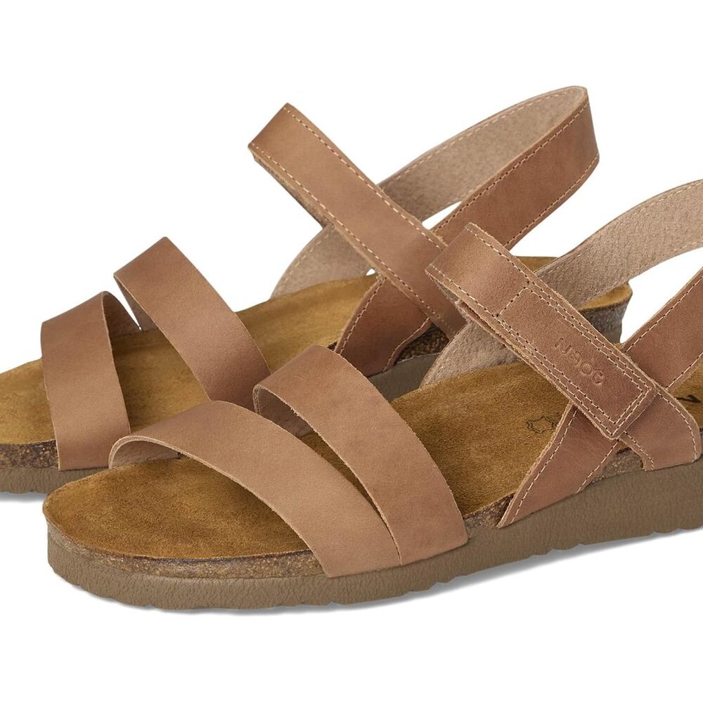Naot Women's Tan Leather Strappy Sandals